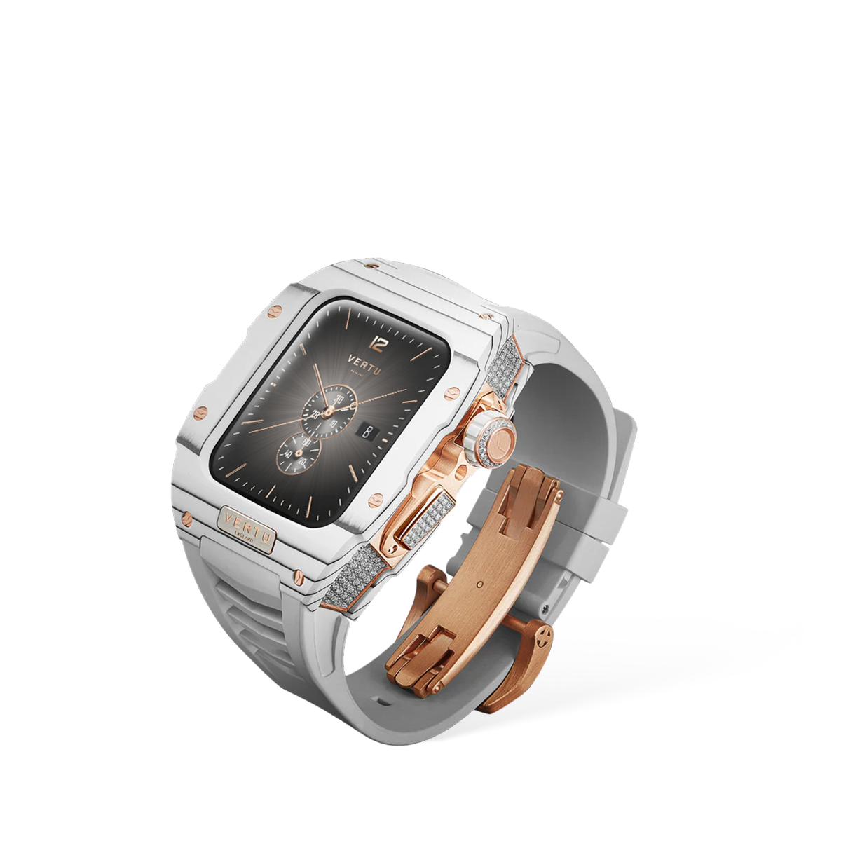 METAWATCH DIAMOND Smartwatch — White Strap