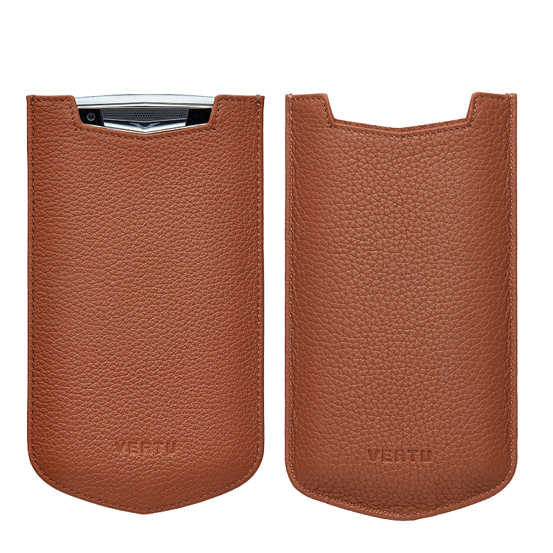 Aster P Slip Calf Leather Phone Case - Multicolor