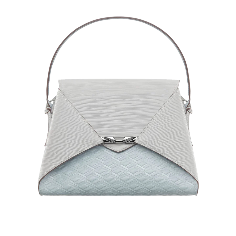 Folded V Catena Work Handbag For Women - Multicolor