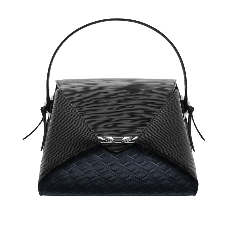 Folded V Catena Work Handbag For Women - Multicolor