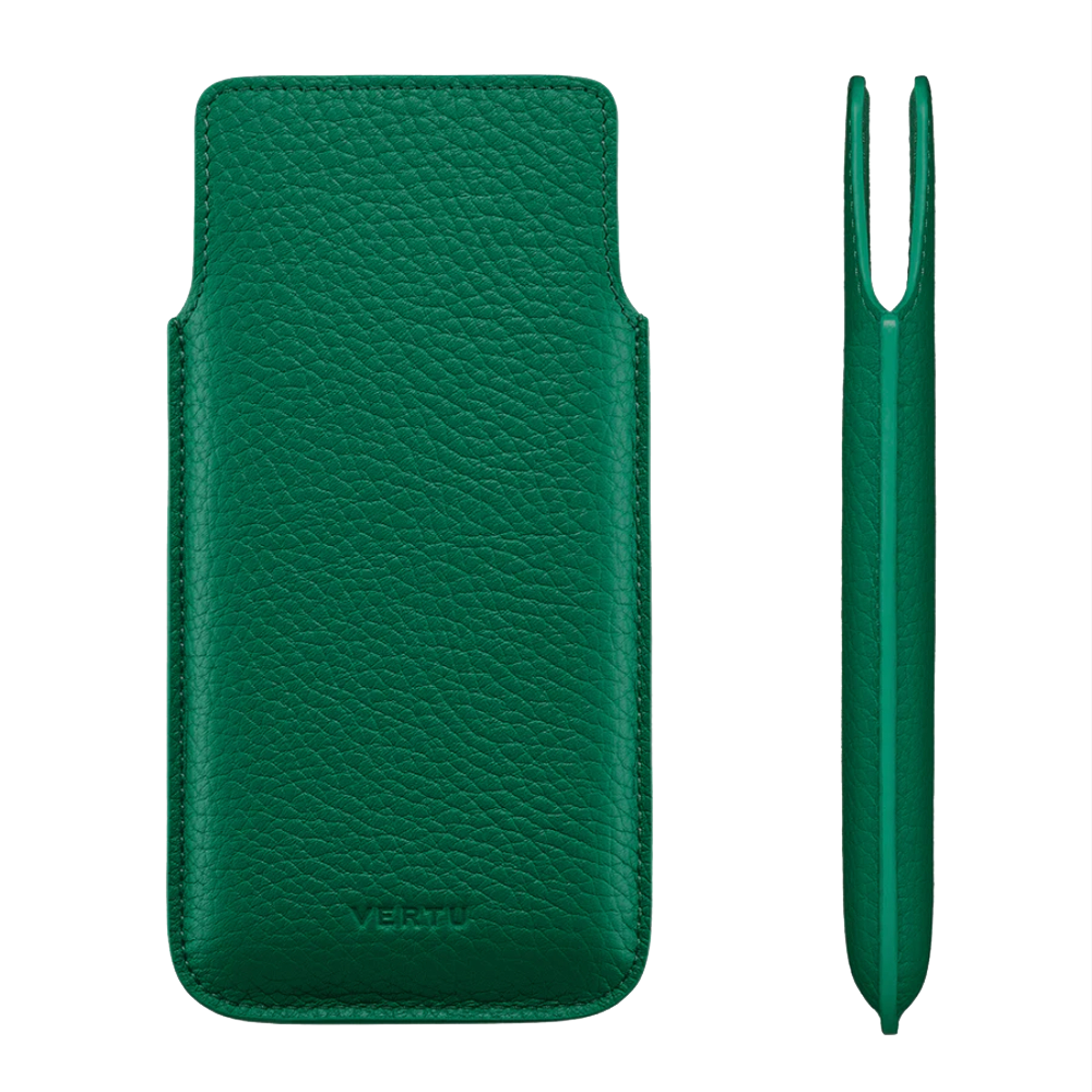 METAVERTU & iVERTU Calf Leather Slip Phone Case - Multicolor