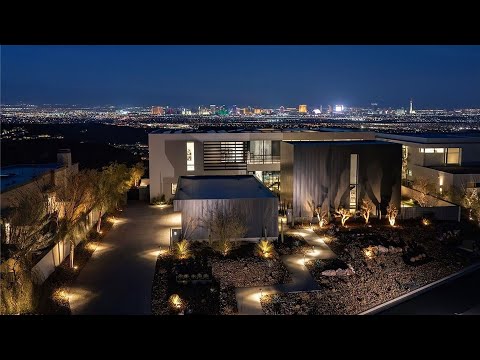 A Masterpiece of Modern Design: The $12.5 Million Henderson Home with Breathtaking Views