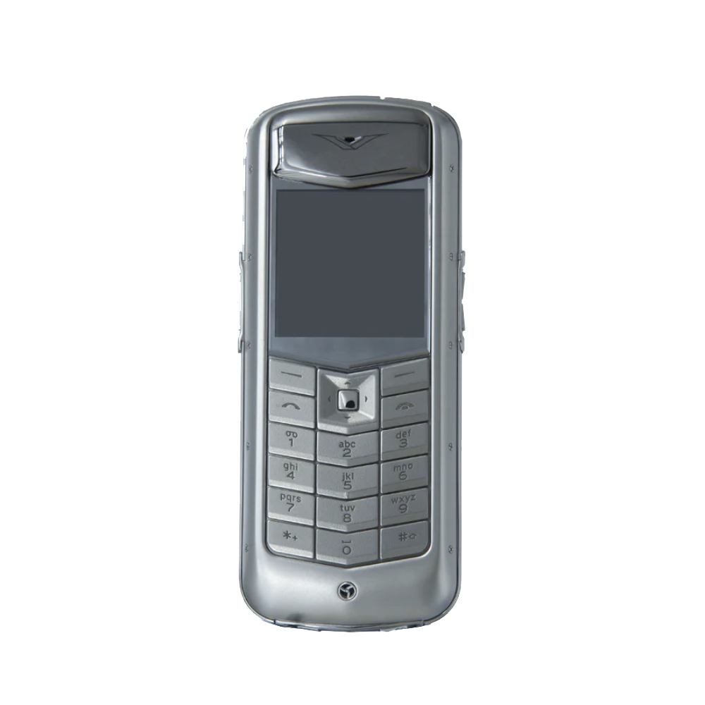 Vertu CONSTELLATION Retro Classic Keypad Phone in Light Blue - front view