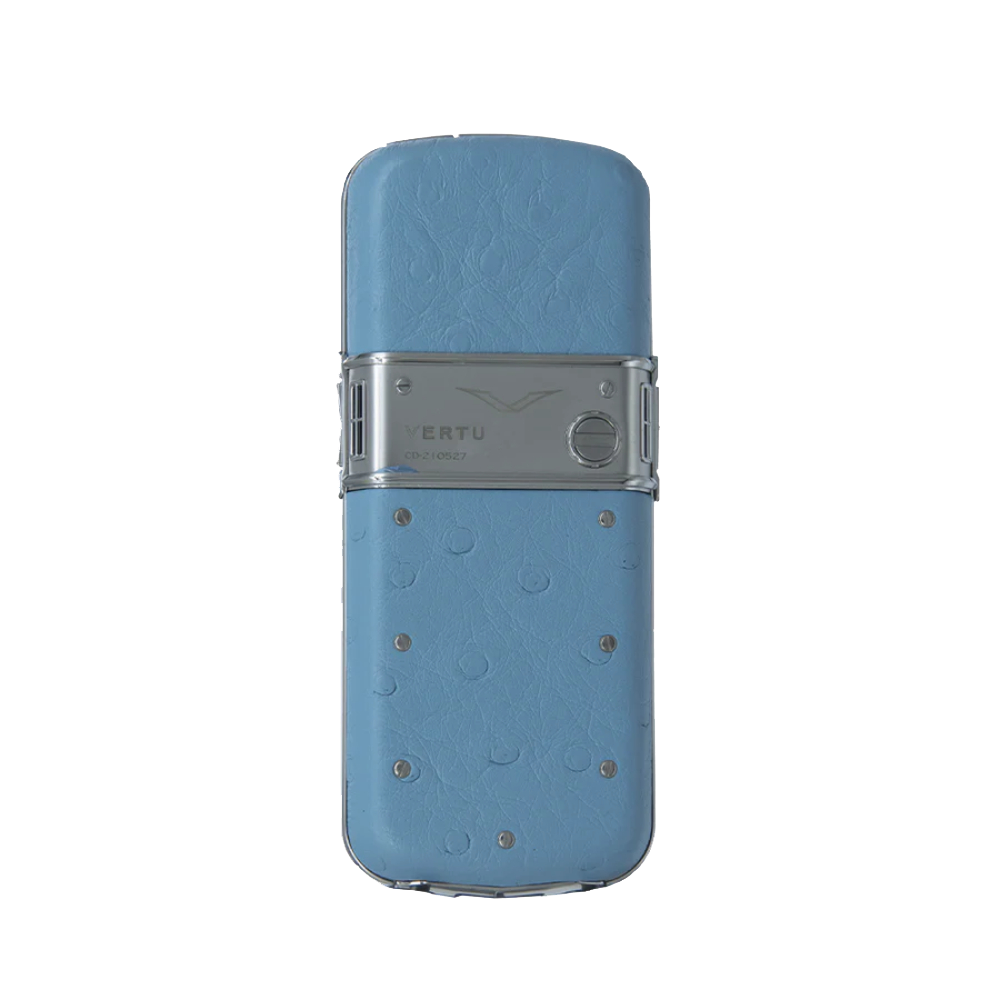 Vertu CONSTELLATION Retro Classic Keypad Phone in Light Blue - back