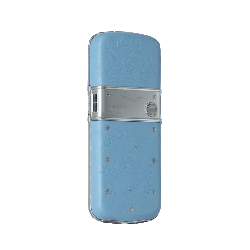 Vertu CONSTELLATION Retro Classic Keypad Phone in Light Blue - side