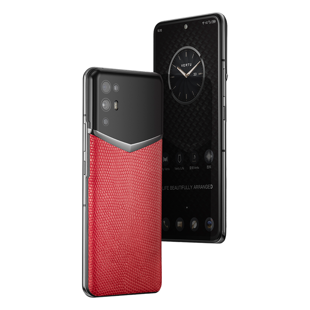 iVERTU Lizard Skin 5G Phone - Chinese Red