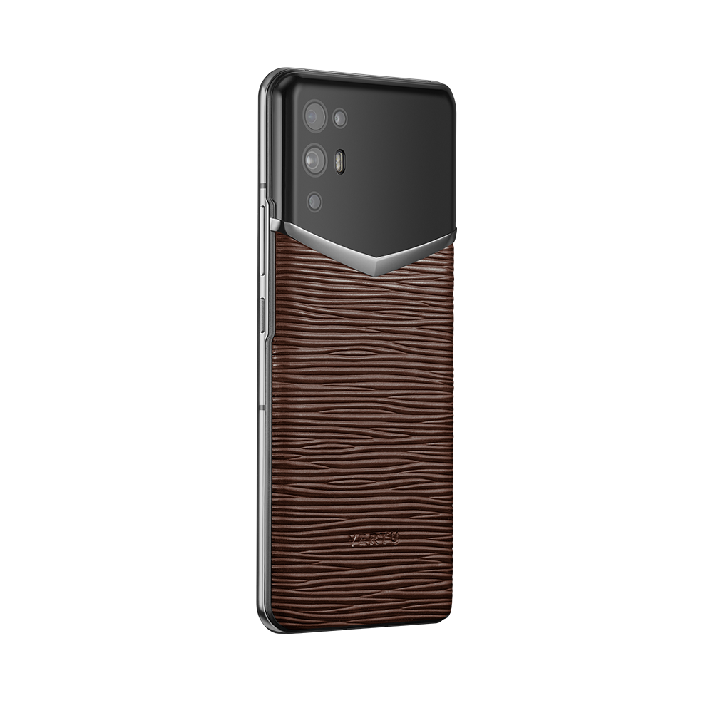 iVERTU Procella Calfskin 5G Phone - Oak Brown