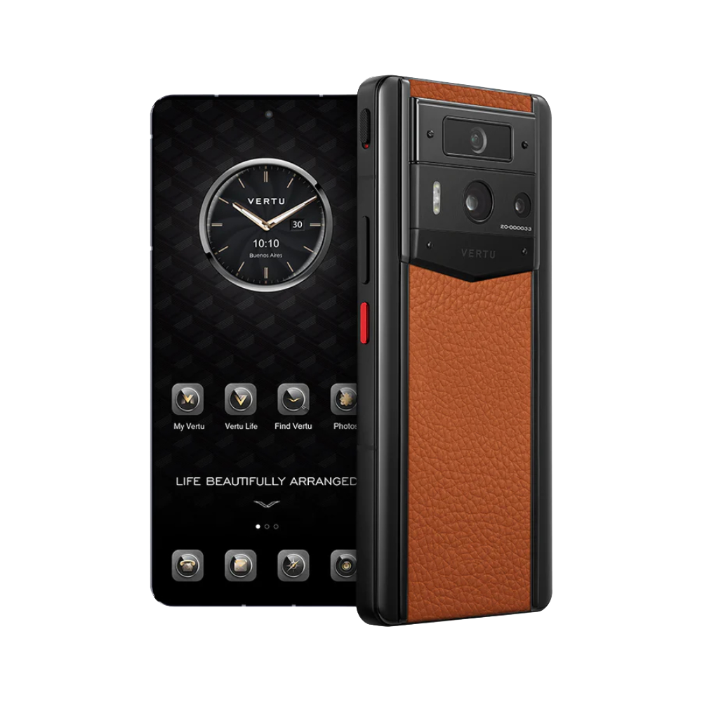 METAVERTU 2 Calfskin Web3 AI Phone - Orange