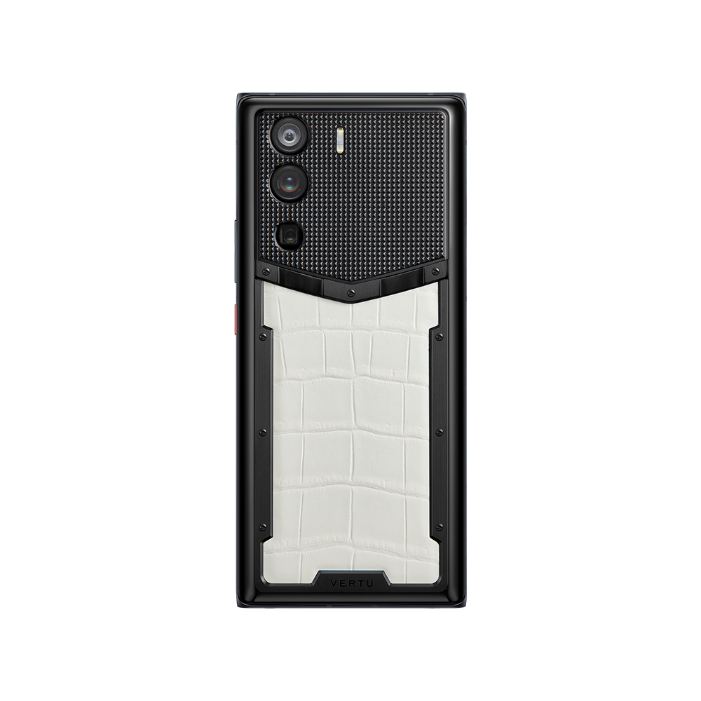 METAVERTU Alligator Skin 5G Web3 Phone -Creamy White