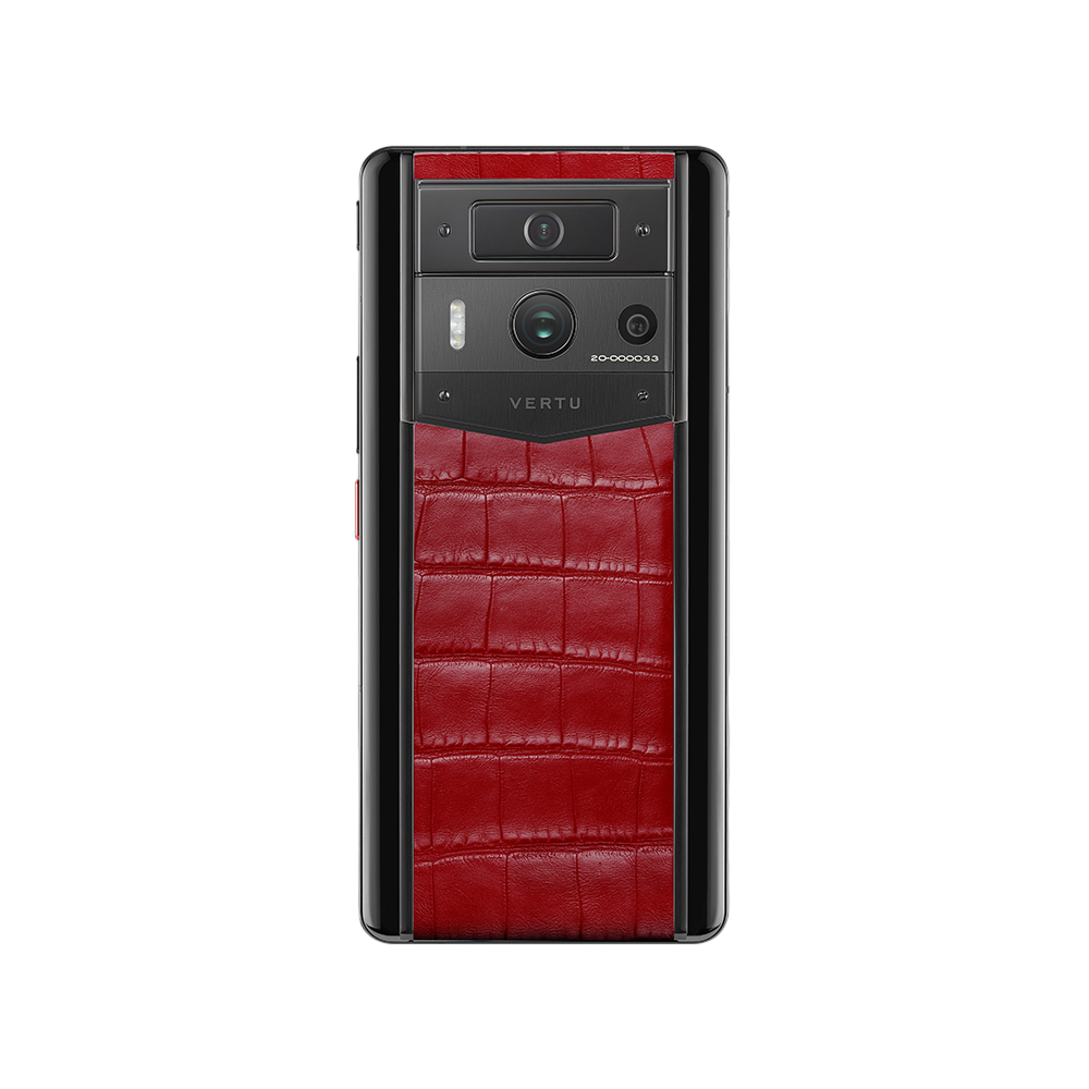 METAVERTU 2 Alligator Skin Web3 AI Phone - Flame Red