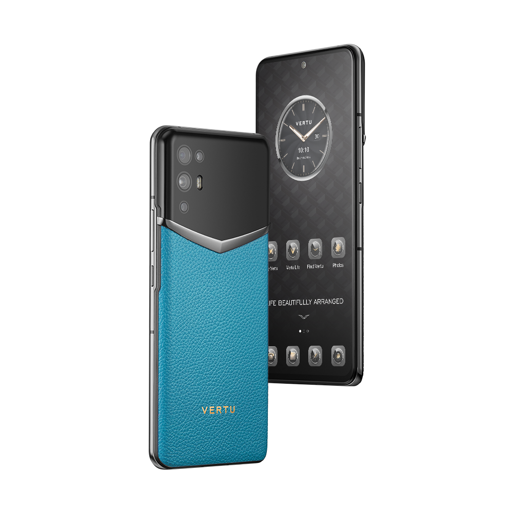 iVERTU Calfskin 5G Phone -  Lake Blue