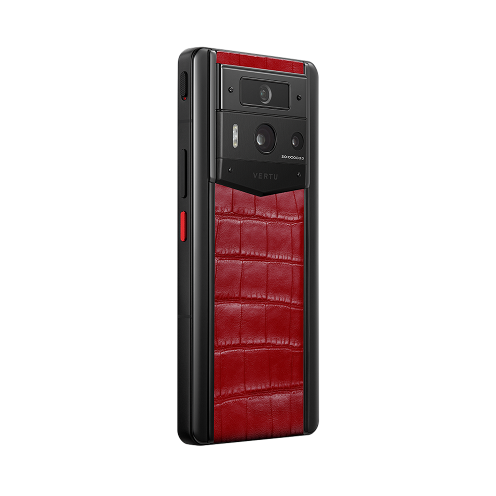 METAVERTU 2 Alligator Skin Web3 AI Phone - Flame Red