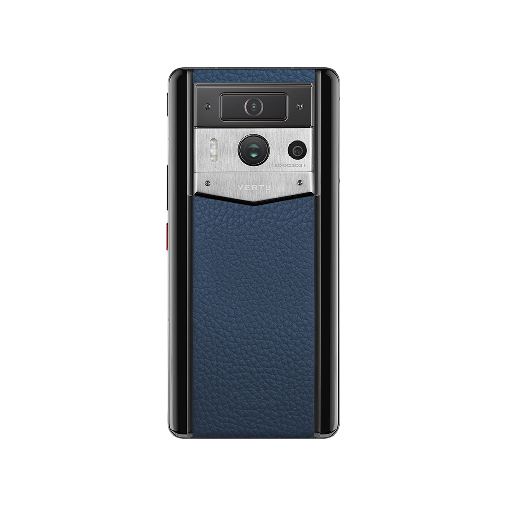 METAVERTU 2 Calfskin Web3 AI Phone - Blue (Silver Case)