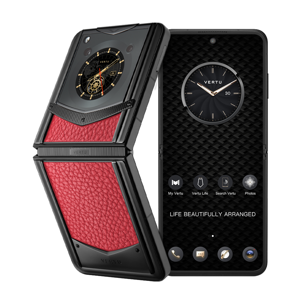 VERTU® IRONFLIP Raspberry Red Flip Smartphone