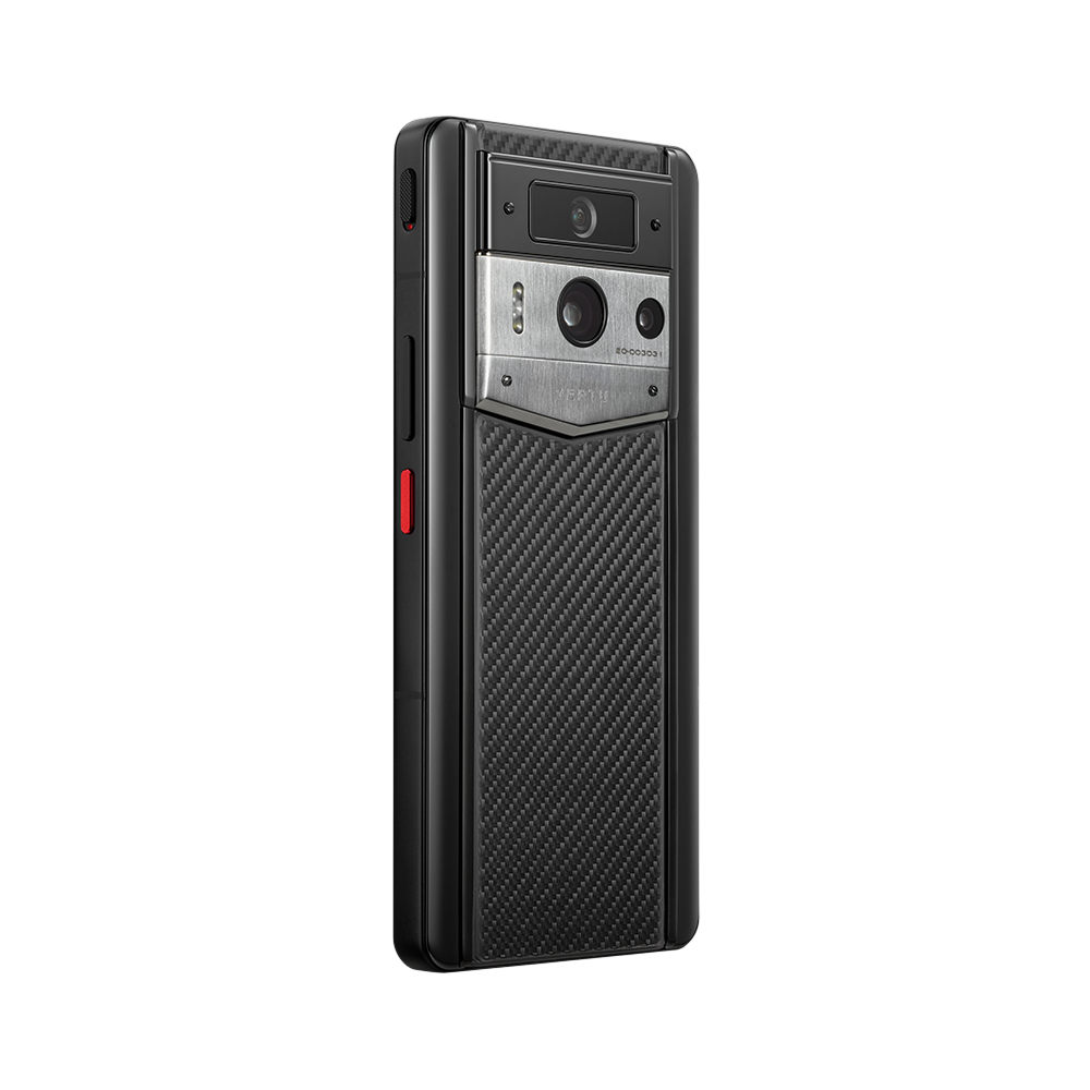 METAVERTU 2 Carbon Fiber Web3 AI Phone -Black (Silver Case)