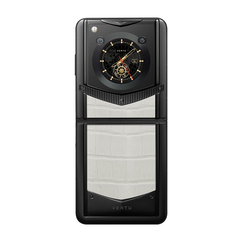 VERTU® IRONFLIP Creamy White Alligator Skin