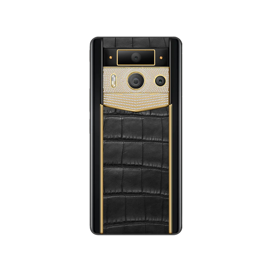 METAVERTU2LUXURYCUSTOM-MADEGOLDPLAINWEAVEWITHDIAMONDALLIGATORSKINWEB3AIPHONE-BLACK_back