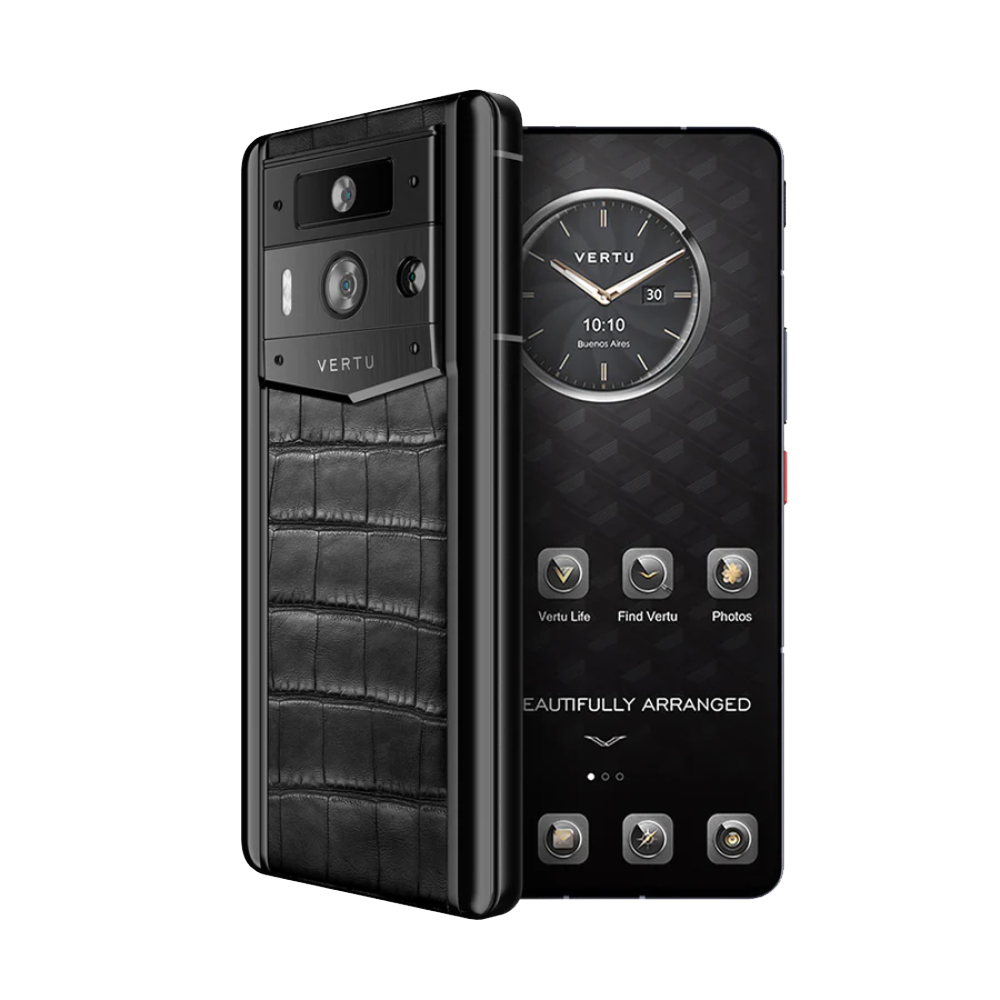 METAVERTU 2 Alligator Skin Web3 AI Phone - Black