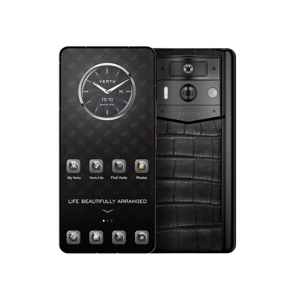 METAVERTU 2 Alligator Skin Web3 AI Phone - Black