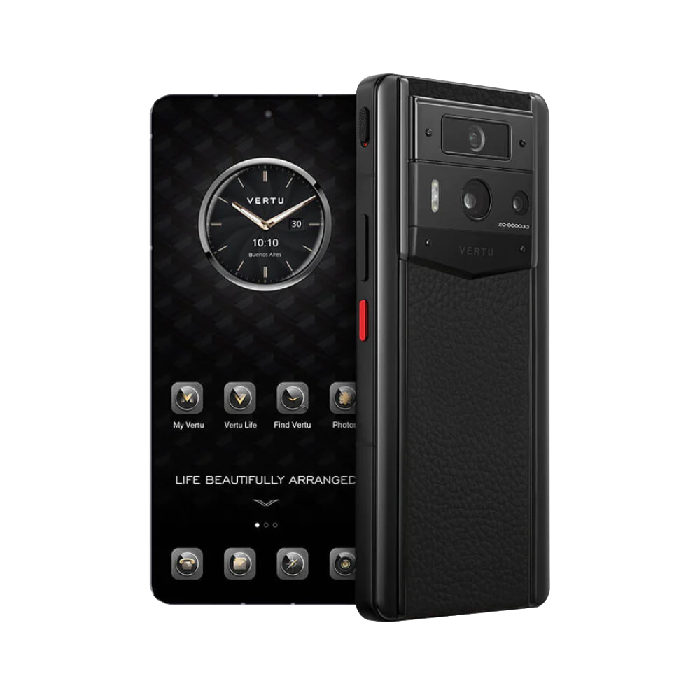 METAVERTU 2 Calfskin Web3 AI Phone - Black