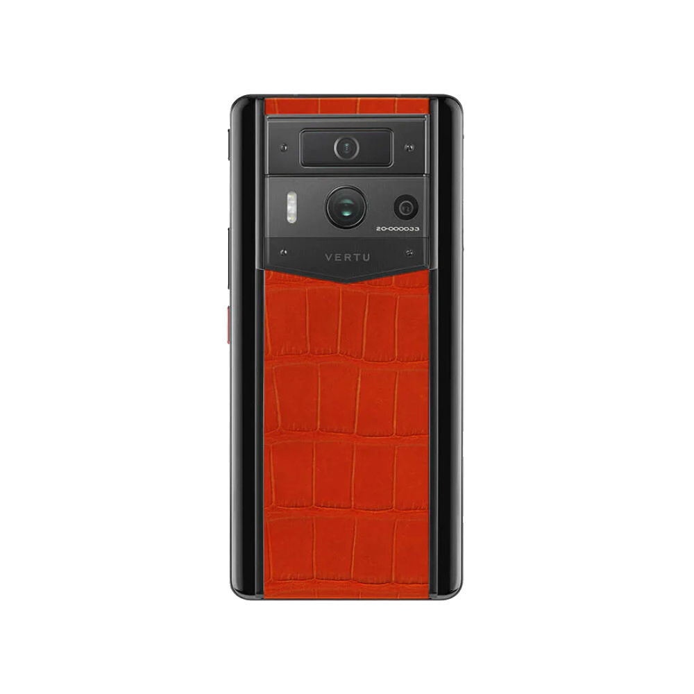 METAVERTU 2 Alligator Skin Web3 AI Phone - Phoenix Orange