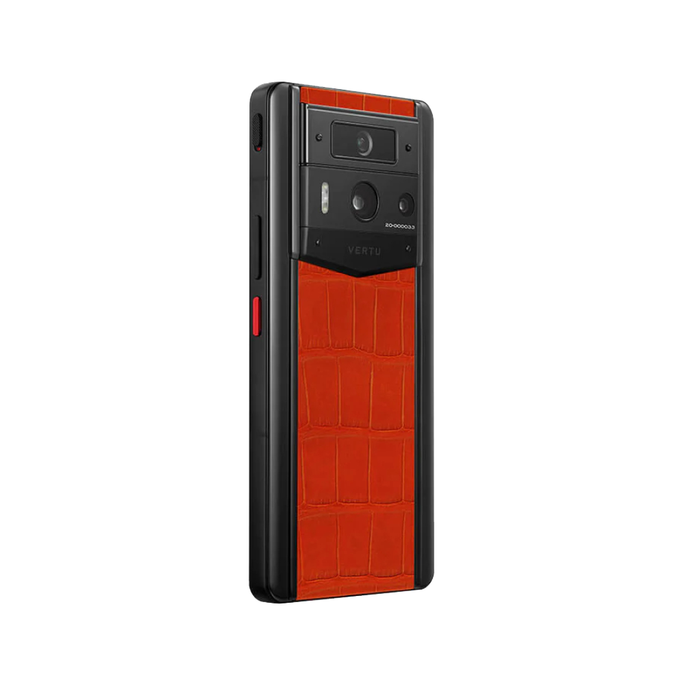 METAVERTU 2 Alligator Skin Web3 AI Phone - Phoenix Orange