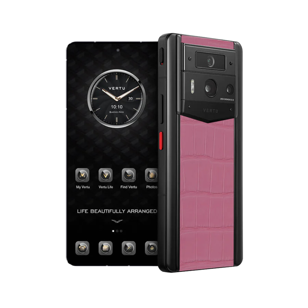 METAVERTU 2 Alligator Skin Web3 AI Phone - Pink