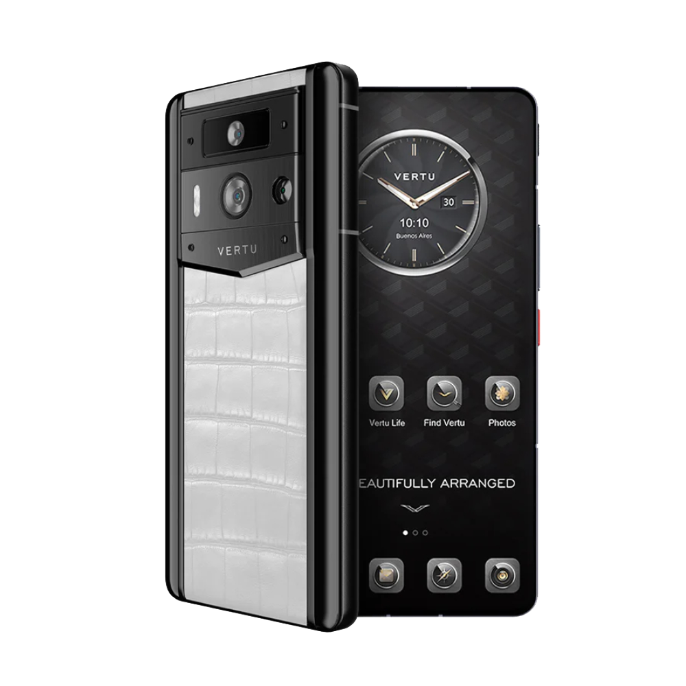 METAVERTU 2 Alligator Skin Web3 AI Phone - White