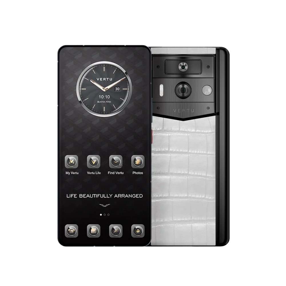 METAVERTU 2 Alligator Skin Web3 AI Phone - White