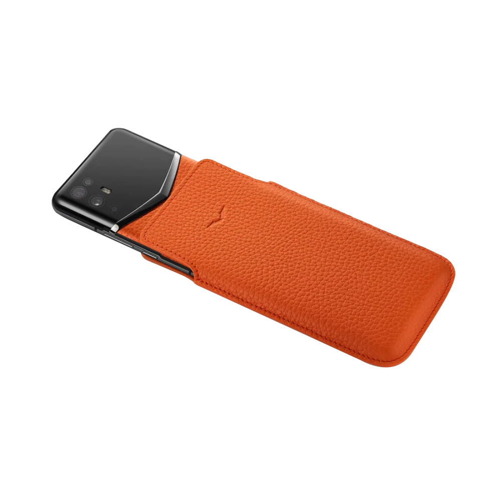 METAVERTU  & iVERTU Calf Leather Slip Phone Case - Multicolor