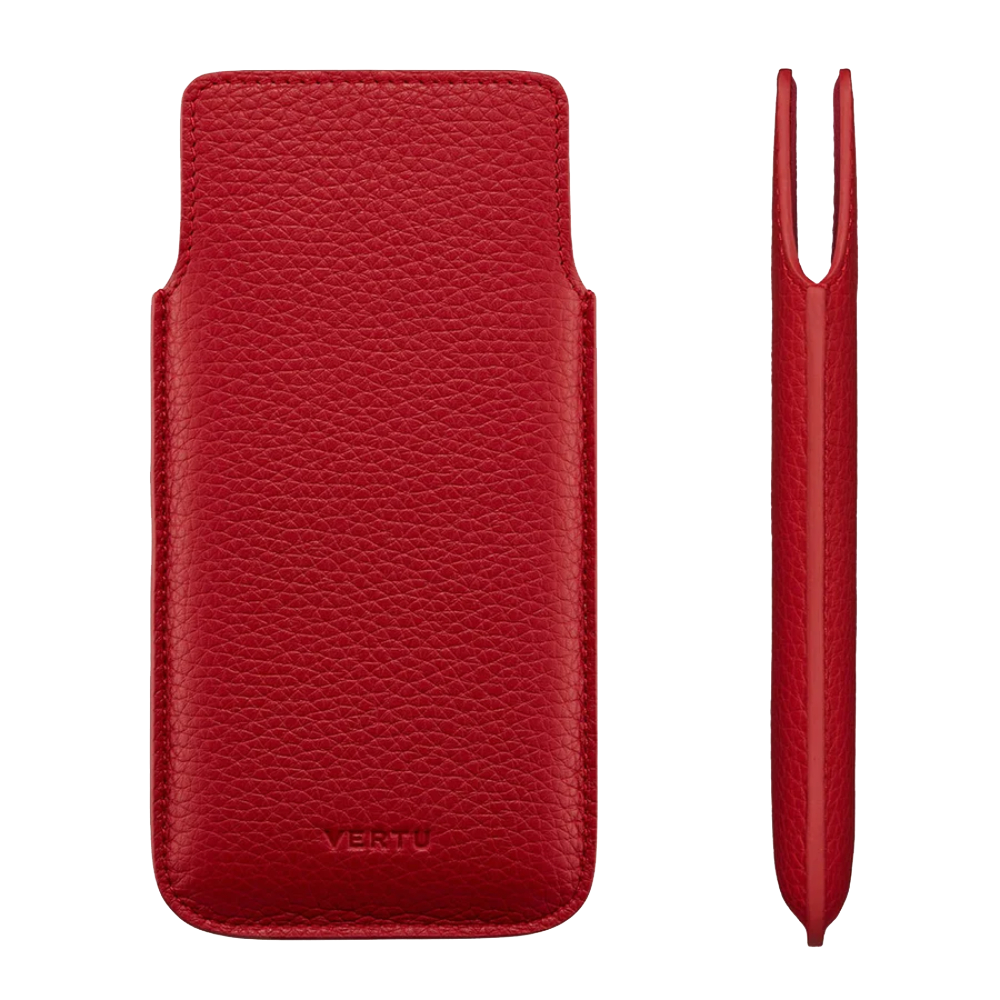 METAVERTU  & iVERTU Calf Leather Slip Phone Case - Multicolor