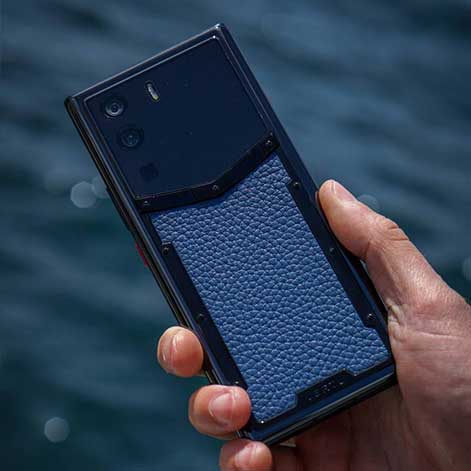 VERTU METAVERTU Calf Leather Blue 5G Web3 Phone