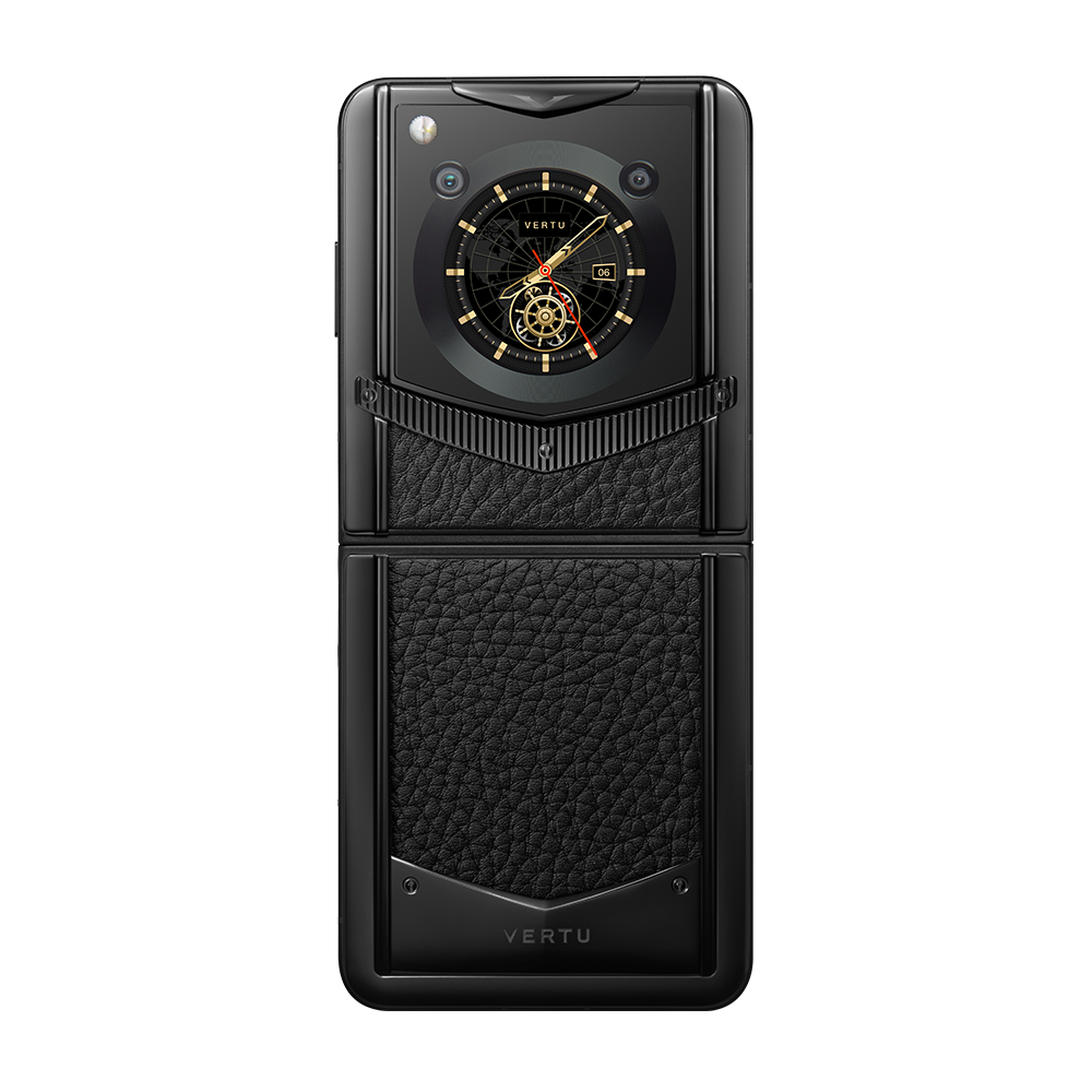 VERTU® IRONFLIP Jade Black Calfskin