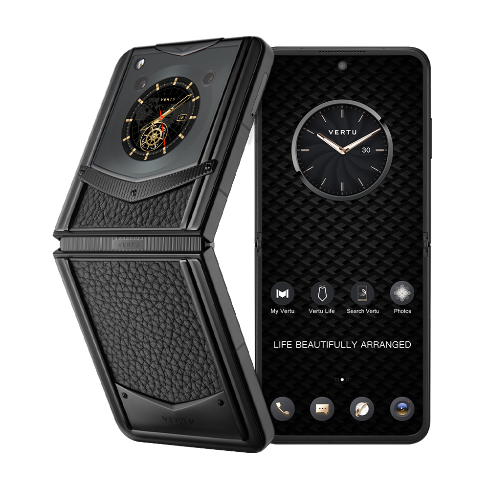 VERTU® IRONFLIP Jade Black Flip Smartphone