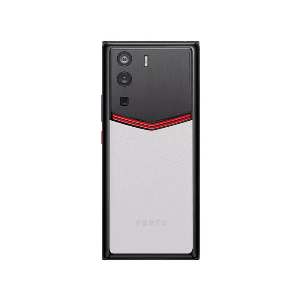 METAVERTU Enameled Calfskin 5G Web3 Phone - White