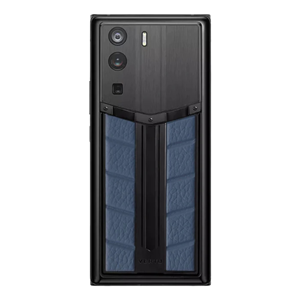 METAVERTU Race Track Design Calfskin Web3 Phone - Blue