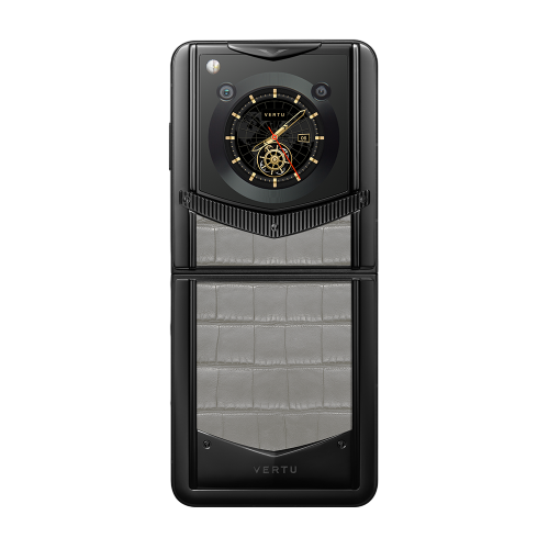 VERTU® IRONFLIP Elephant Grey Alligator Skin