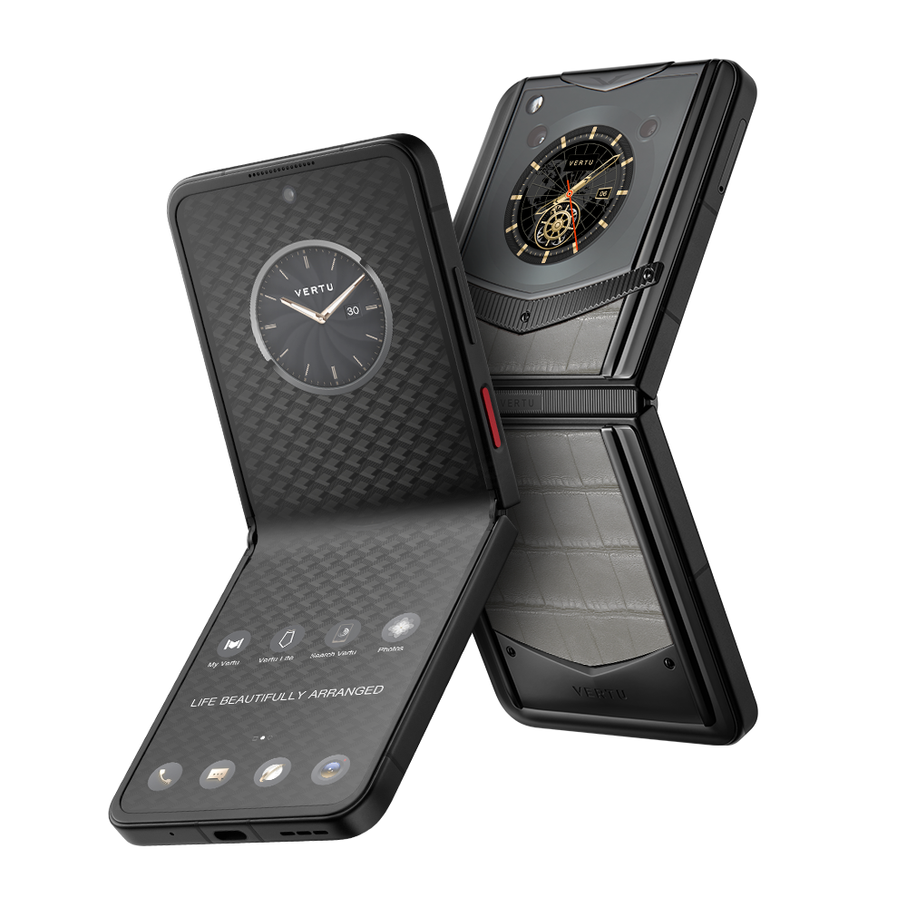 VERTU® IRONFLIP Elephant Grey Alligator Skin