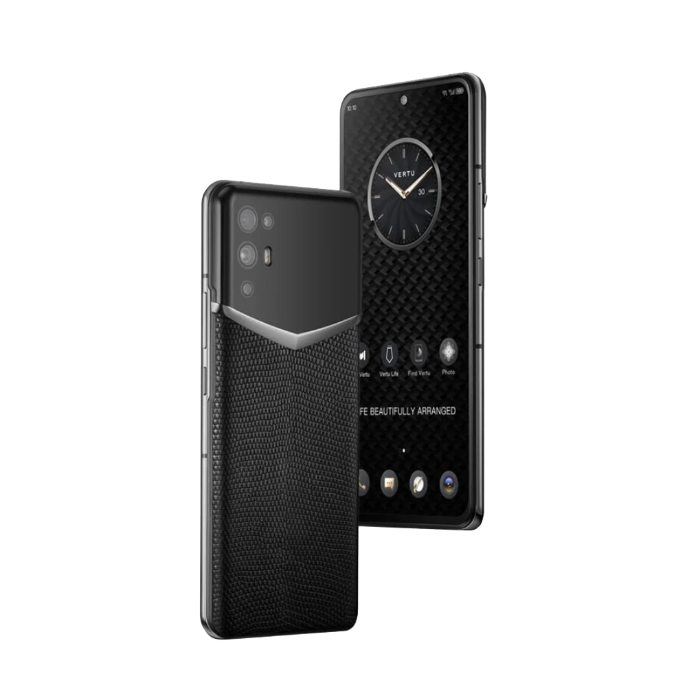 iVERTU Lizard Skin 5G Phone - Onyx Black