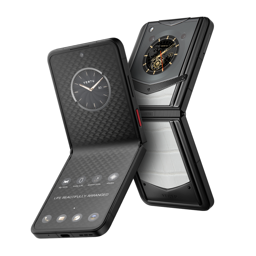 VERTU® IRONFLIP Creamy White Alligator Skin