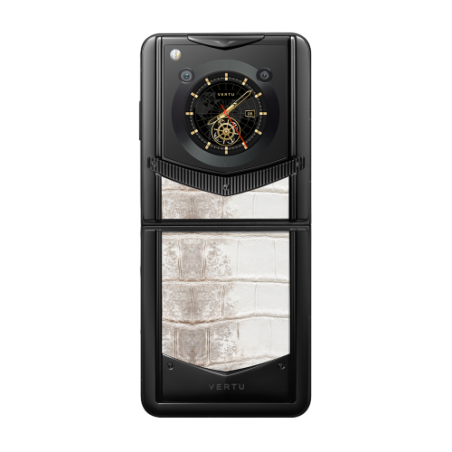 VERTU® IRONFLIP PRE-ORDER Rococo Himalaya Niloticus Crocodile Skin