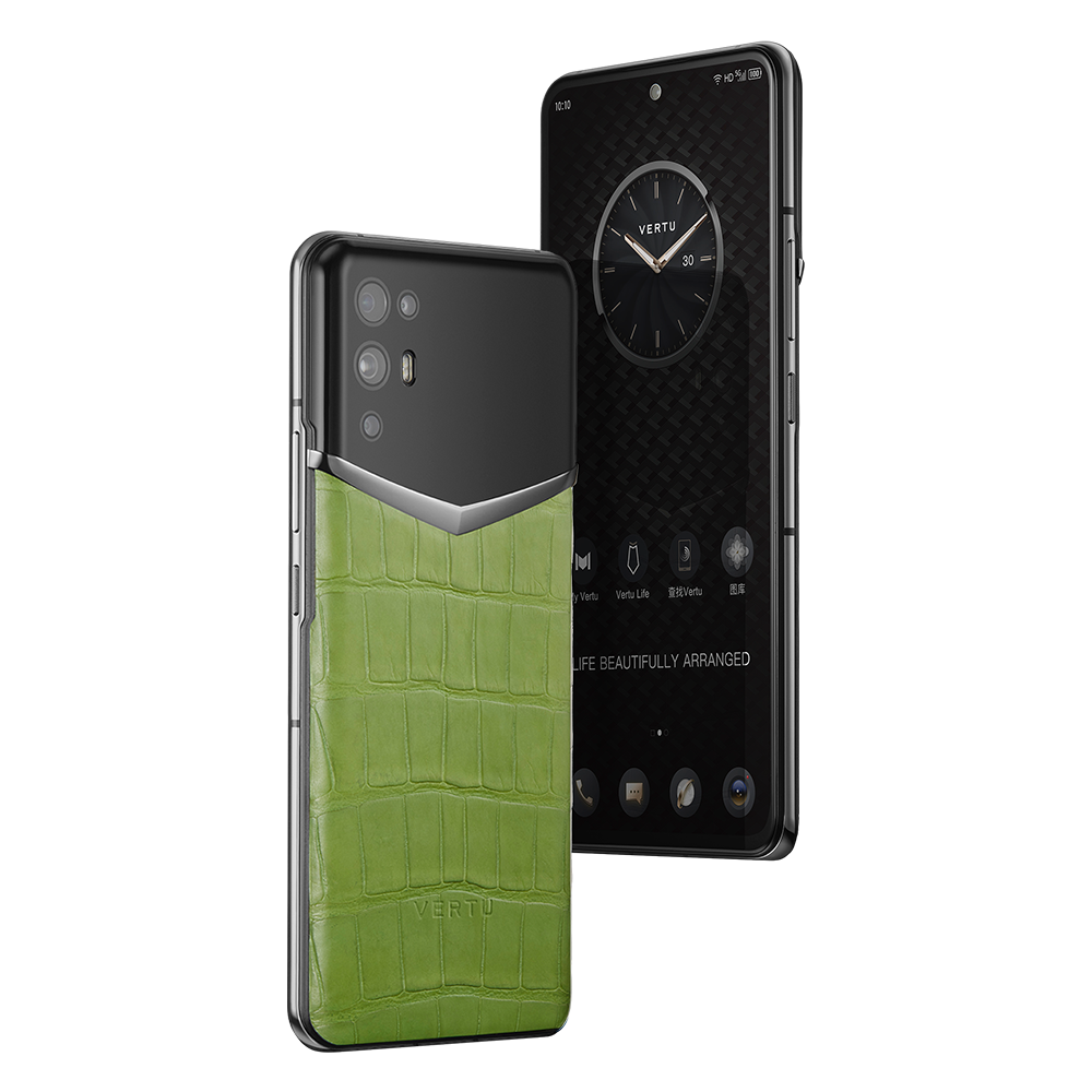 iVERTU Alligator Skin 5G Phone - Bamboo Green