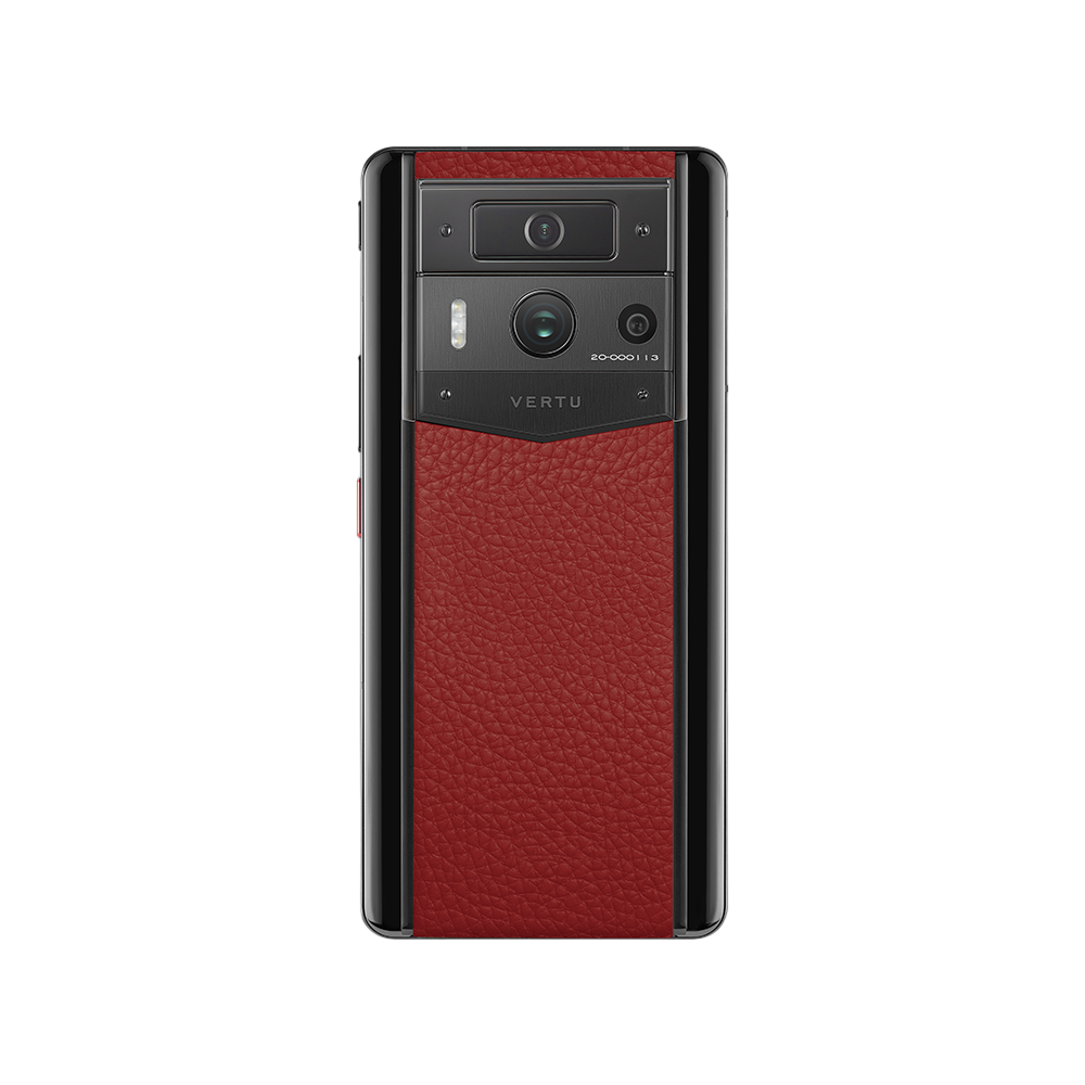 METAVERTU 2 Calfskin Web3 AI Phone - Raspberry Red