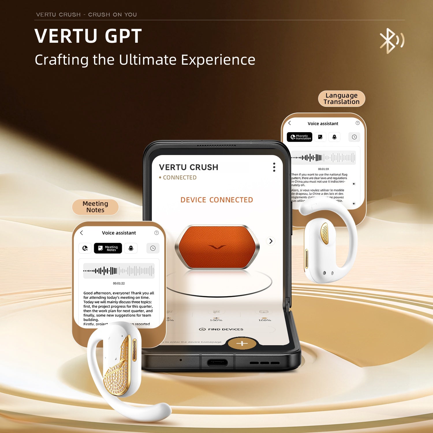 VERTU CRUSH SERIES OWS AI EARBUDS – Standard Edition