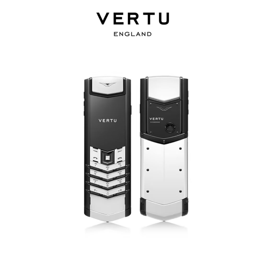 VERTU Signature V 4G CERAMIC KEYPAD PHONE – BLACK & WHITE Deposit PAYMENT LINK